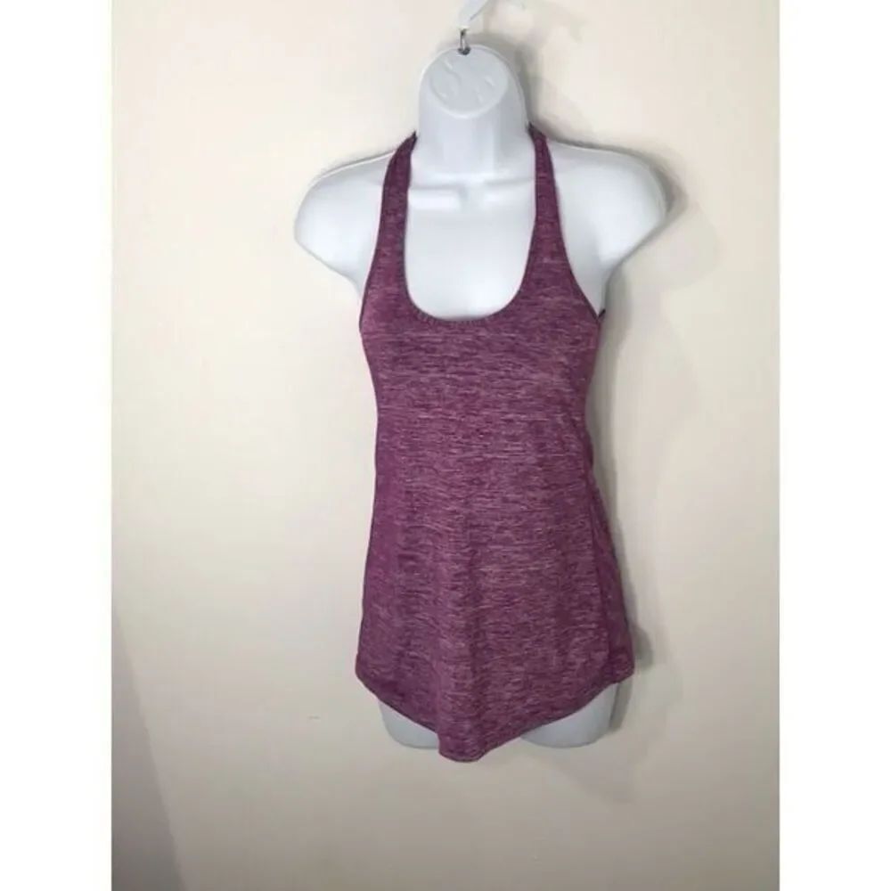 lululemon wine color tank top 0646